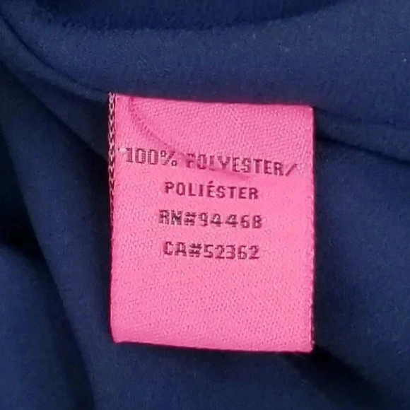 Betsy Johnson Size 6 Blue Pink Floral Ruffle Built in Belt/Tie Back Zip Romper - Picture 10 of 10